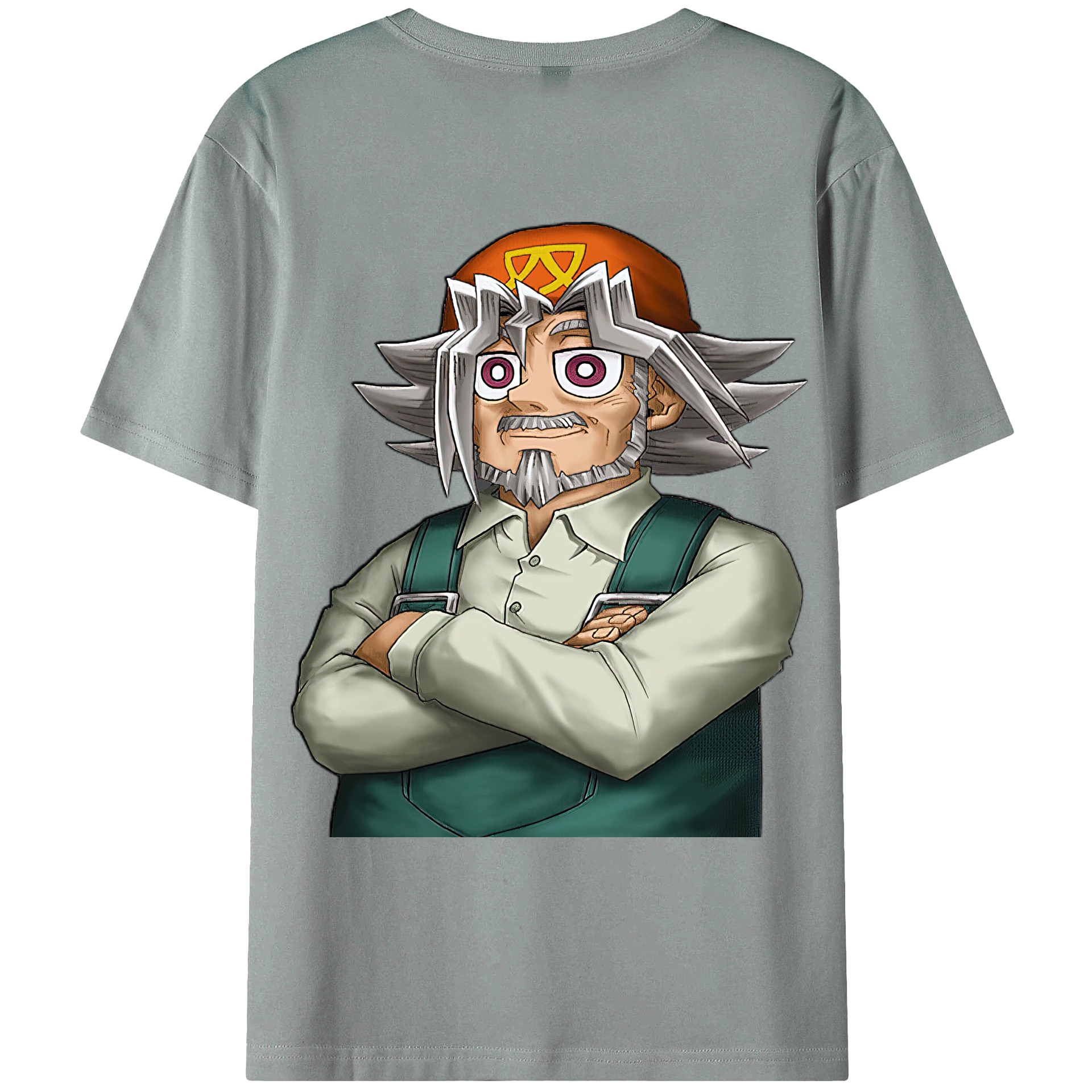 （画像用） 遊☆戯☆王 Yu-Gi-Oh! 綿100％ メンズ半袖Tシャツ（バックプリント） 通気性